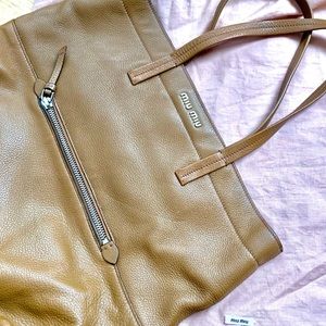 Miu Miu leather tote in great condition